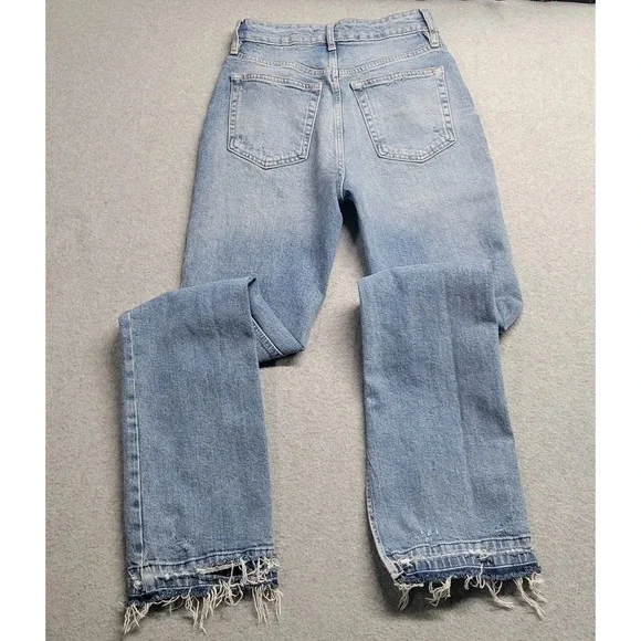 Free People We The Free Distressed Ripped Jeans Light Wash‎ Size 27 Boho - Picture 13 of 13